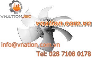 axial fan / ventilation / low-noise / EC motor