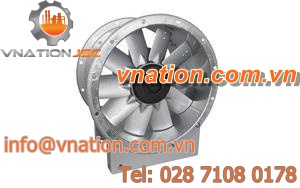 axial fan / ventilation / medium-pressure / high-performance