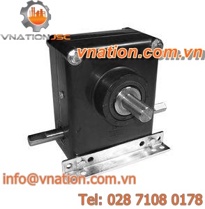 worm gear reducer / orthogonal / transmission / precision