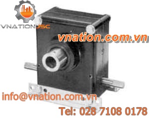 worm gear reducer / orthogonal / for shafts / precision