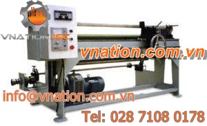 plastic film cutting machine / rotary blade / servo-driven