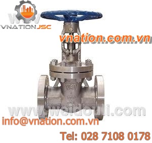 gate valve / manual / shut-off / titanium