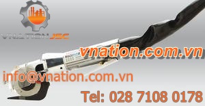 circular shear / pneumatic / for plastics / hand-held