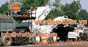 gravimetric feeder / continuous-motion / for asphalt pavers / mobile