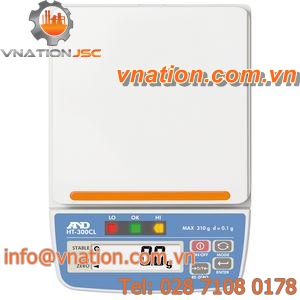 benchtop scales / with LCD display / with comparator lights / compact