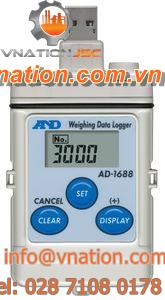 universal data-logger / programmable / USB / with screen
