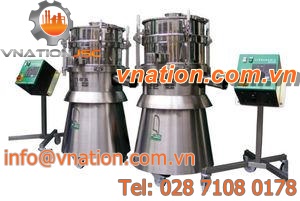 circular vibrating screener / ultrasonic / for bulk materials / for powders