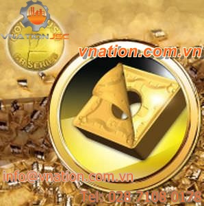 turning cutting insert / PVD / CVD / for steel