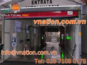 roll-up doors / for car washes / industrial / PVC