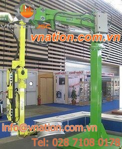 manipulator with pneumatic drive / with orbital end effector / for materials handling / positioning