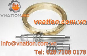worm gear / spiral / flange