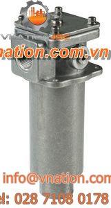 oil filter / hydraulic / immersed / return-line