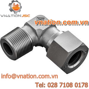 male fitting / union / threaded / elbow