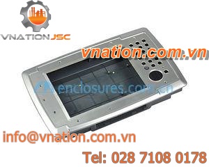 control enclosure / with graphic display / for instrumentation / ABS