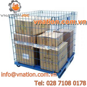 metal crate / preparation / wire mesh