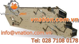 linear vibrating screener / for bulk materials / for mining / high-frequency
