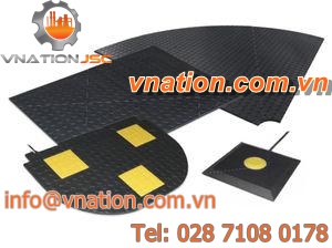 pressure-sensitive safety mat / polyurethane / modular