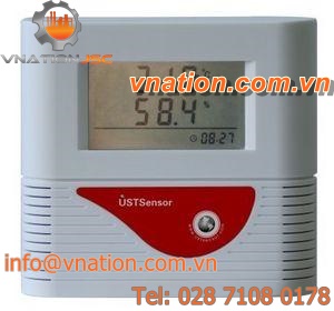 temperature data-logger / relative humidity / programmable / with screen