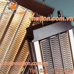 finned heating element / in plastic