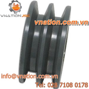 V-belt pulley / ribbed belt / for heavy loads