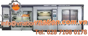 automatic slitter-rewinder / for adhesive tape