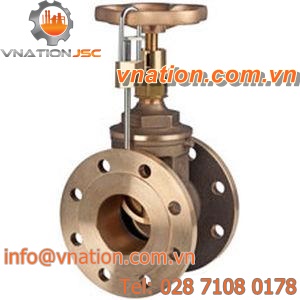 gate valve / handwheel / shut-off / for LNG