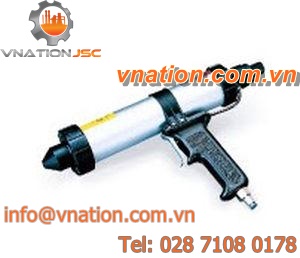 dispensing gun / for adhesives / manual / pneumatic