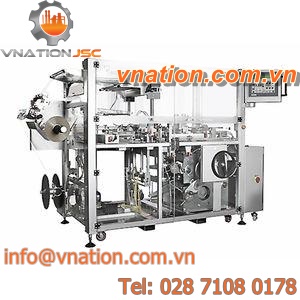 fold wrapping packaging machine / multipack / automatic / PLC-controlled