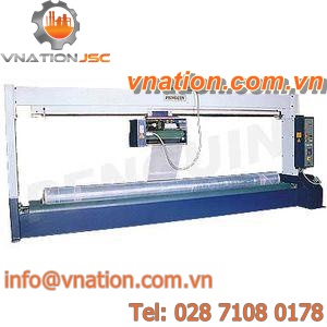 film packaging machine / for fabric roll / semi-automatic