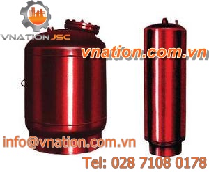 dilatation tank / metal / vertical