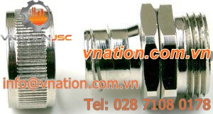 threaded fitting / straight / brass / conduit