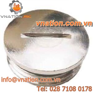 round plug / threaded / brass