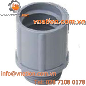 threaded fitting / straight / PVC / conduit