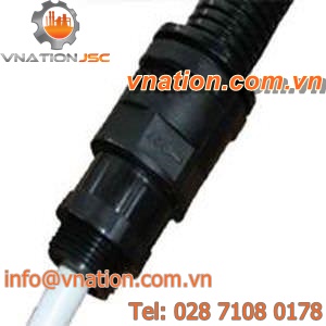 threaded fitting / straight / conduit for cable protection