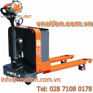 electric pallet truck / stand up control / low-noise / multifunction