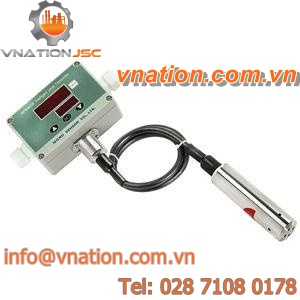 hydrostatic level transmitter / for water / for tanks / high-precision