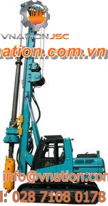 continuous flight auger (CFA) drilling rig / crawler / rotary / hydraulic