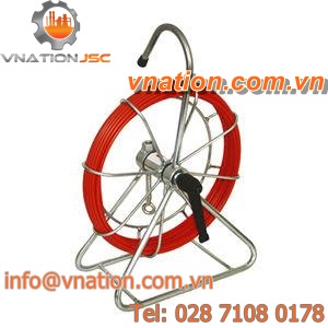 fiberglass fish tape / with vertical cylindrical cage