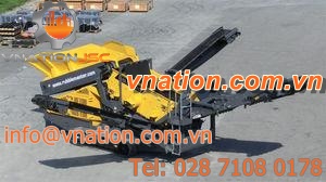 vibrating mobile screen / for bulk materials