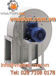 centrifugal fan / aspirating / backward curved / single-inlet
