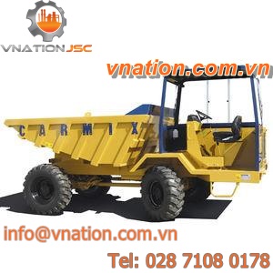 rubber-tired dumper / hydraulic / diesel / compact