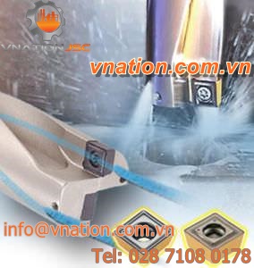 indexable insert drill bit / for steel / carbide