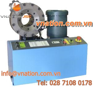 hose crimping machine / semi-automatic / hydraulic