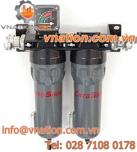 oil filter / compressed air / condensate / for the separation