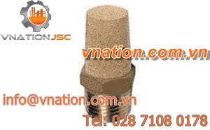 exhaust silencer / for compressed air / bronze