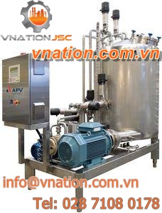 rotor-stator mixer / batch / sanitary / vacuum