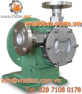 chemical pump / magnetic-drive / rotary vane / for corrosive fluids