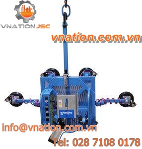 pneumatic manipulator / with suction cup / turning / fiberglass