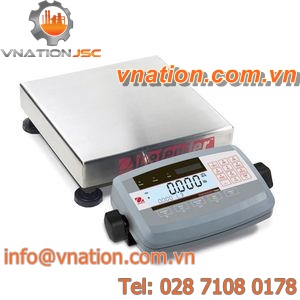 precision scales / benchtop / with LCD display / stainless steel