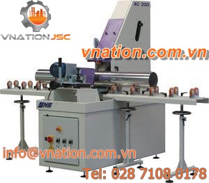 centerless grinding machine / belt / numerical control / polishing